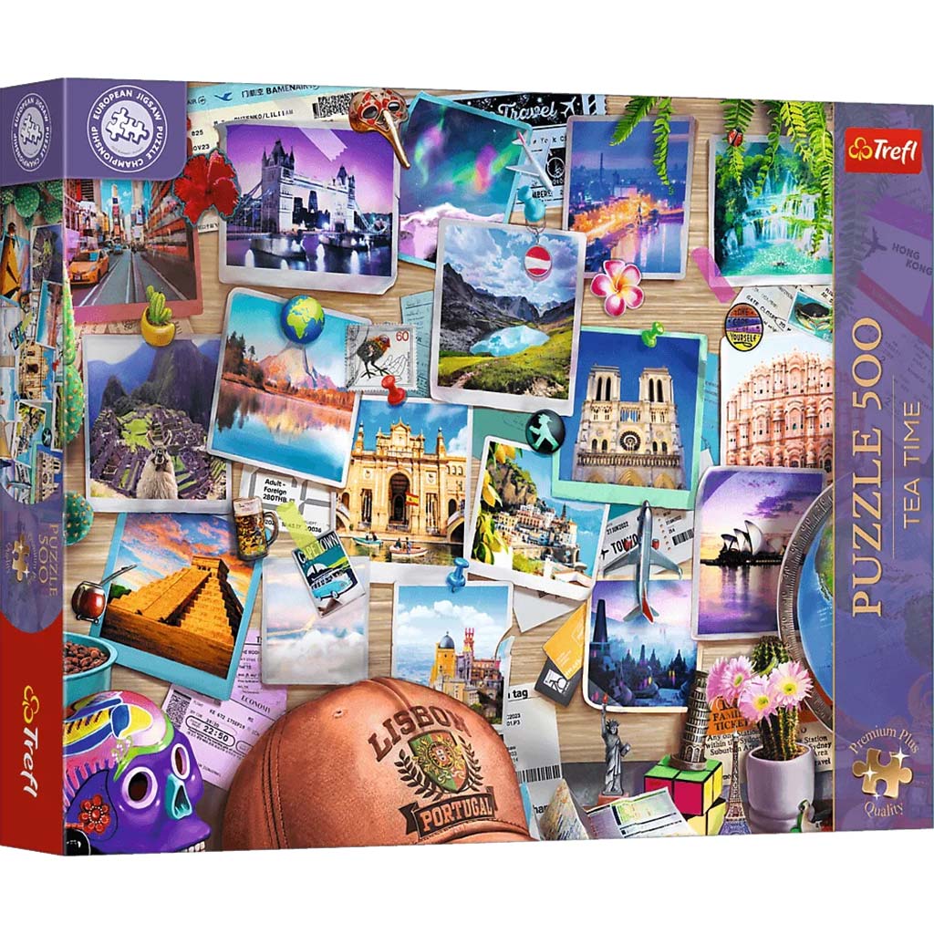 Puzzle EB: Spomienky na cestovanie 500-dielna prémiová puzzle – Trefl