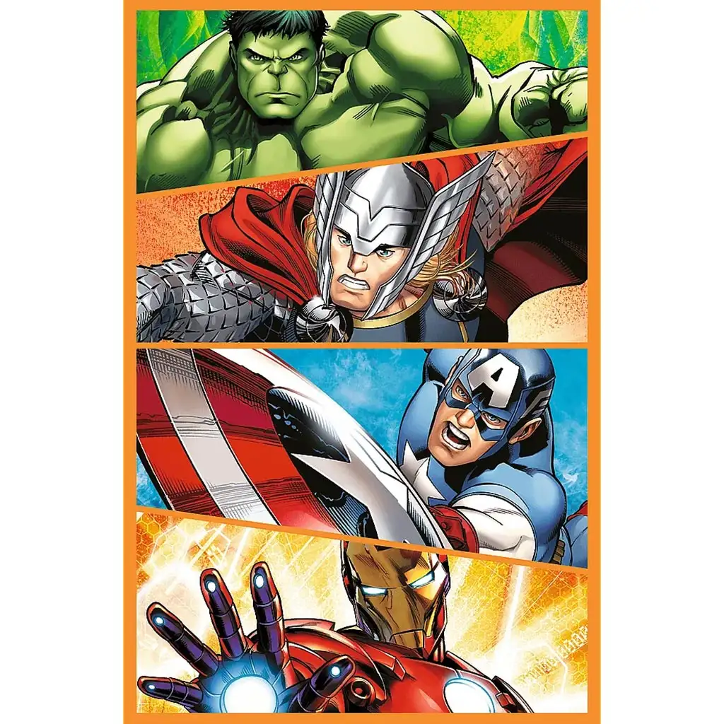Puzzle Avengers plný akcie 3x80 ks - Trefl kép 2