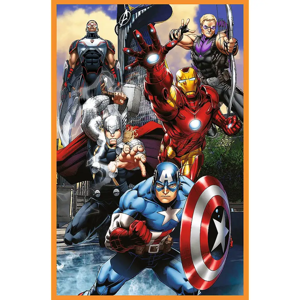 Puzzle Avengers plný akcie 3x80 ks - Trefl kép 3