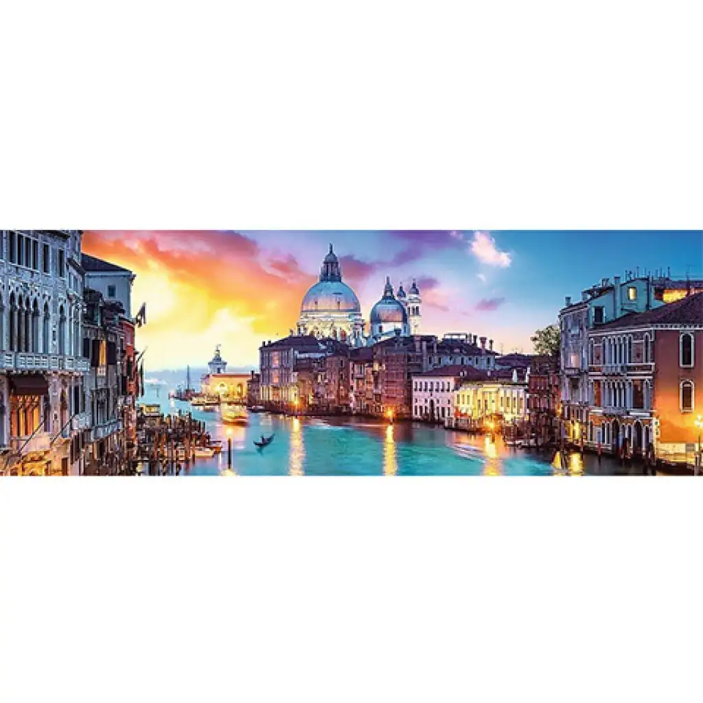 Canal Grande főcsatorna, Olaszország panoráma puzzle 1000db-os - Trefl kép 2