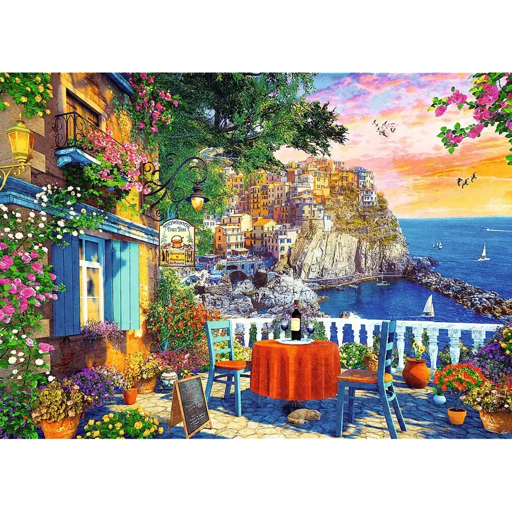 Výhľad na Cinque Terre 1000-dielne puzzle - Trefl kép 2