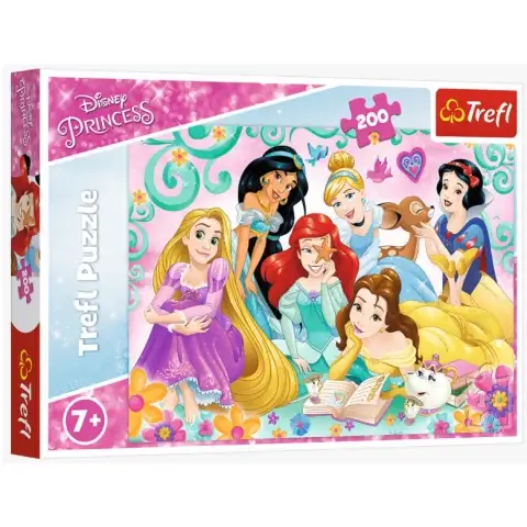 Veselý svet princezien Disney 200-dielne puzzle - Trefl