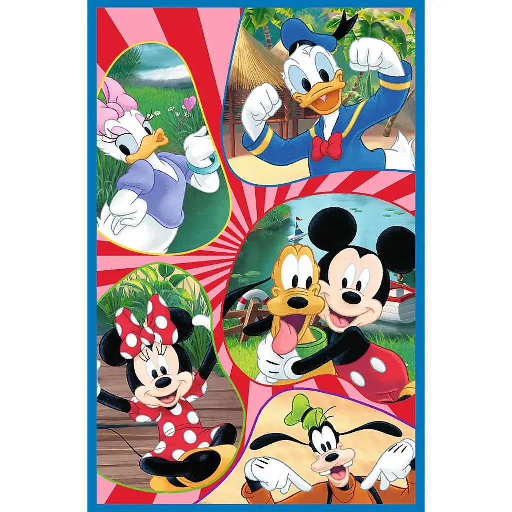Disney: Tím Mickeyho myši 3x80 ks puzzle - Trefl kép 4