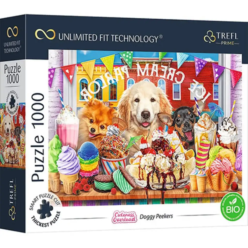 Doggy Peekers 1000 db-os UFT puzzle - Trefl kép 1