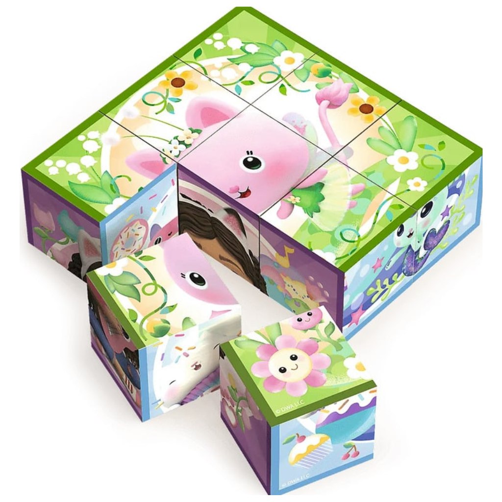 Gabi domček pre bábiky 9-dielna kocková skladačka - Trefl kép 2