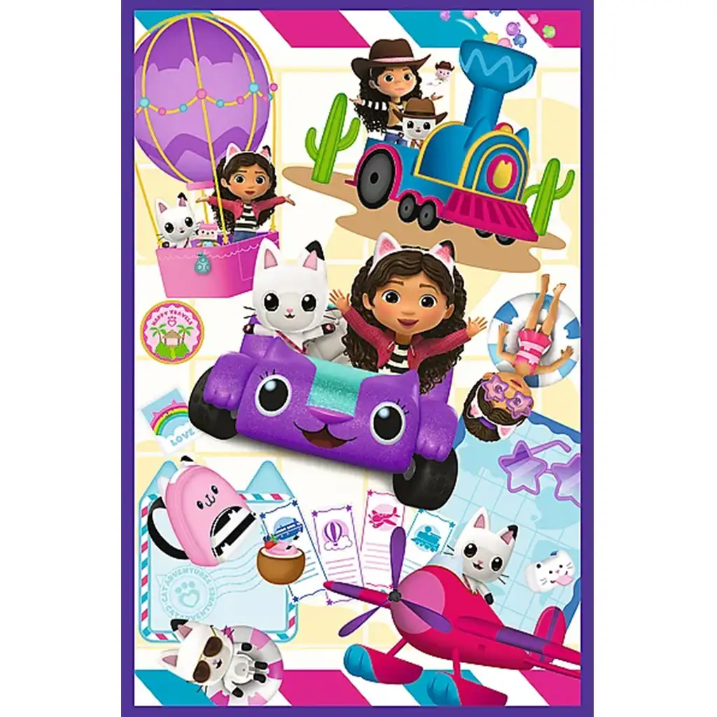 Gabi domček pre bábiky farebné dni 3x80 ks puzzle - Trefl kép 4