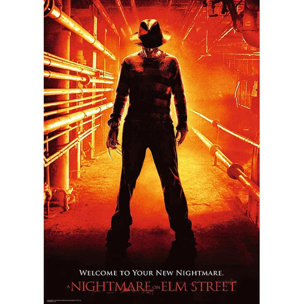 Sieň hrôzy Nočná mora v Elmovej ulici prémiové plus 1000-dielne puzzle - Trefl kép 2