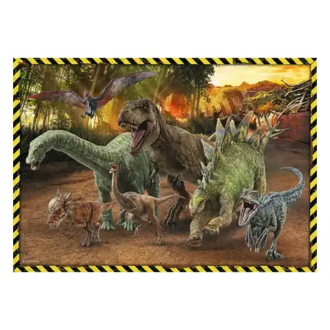 Jurassic World: Dinovia z Jurassic Park 200 dielne puzzle - Trefl kép 2
