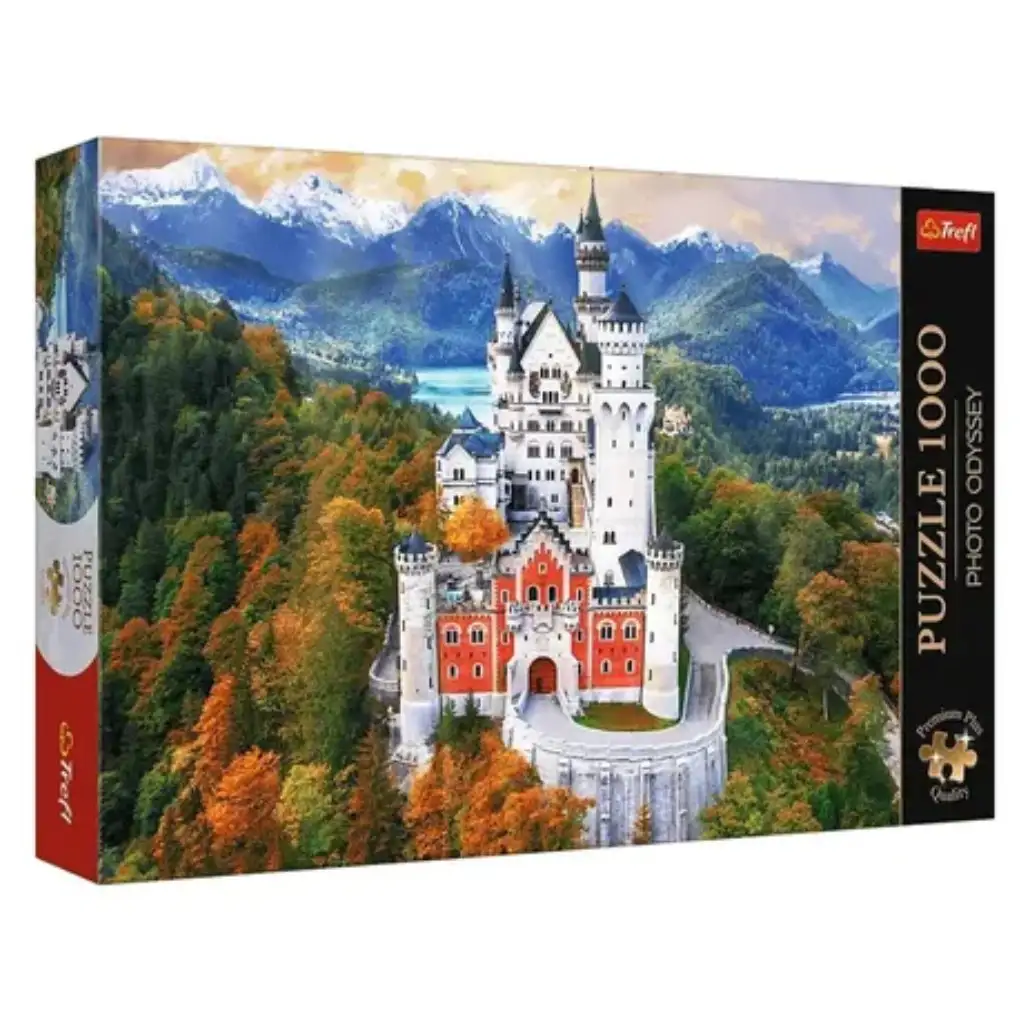 Neuschwanstein Photo Odyssey 1000-dieliková prémiová puzzle - Trefl