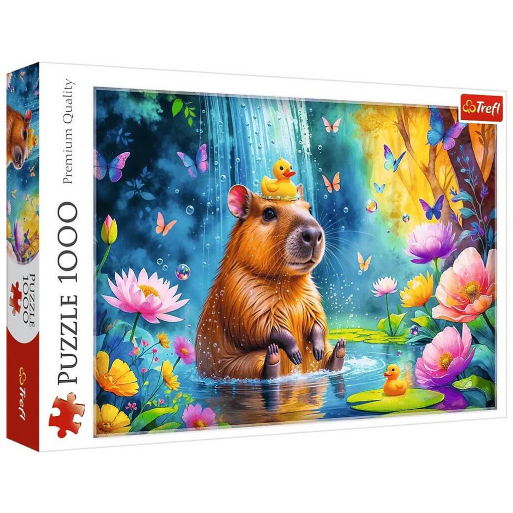 Kapibara vo vode, puzzle 1000 dielov - Trefl