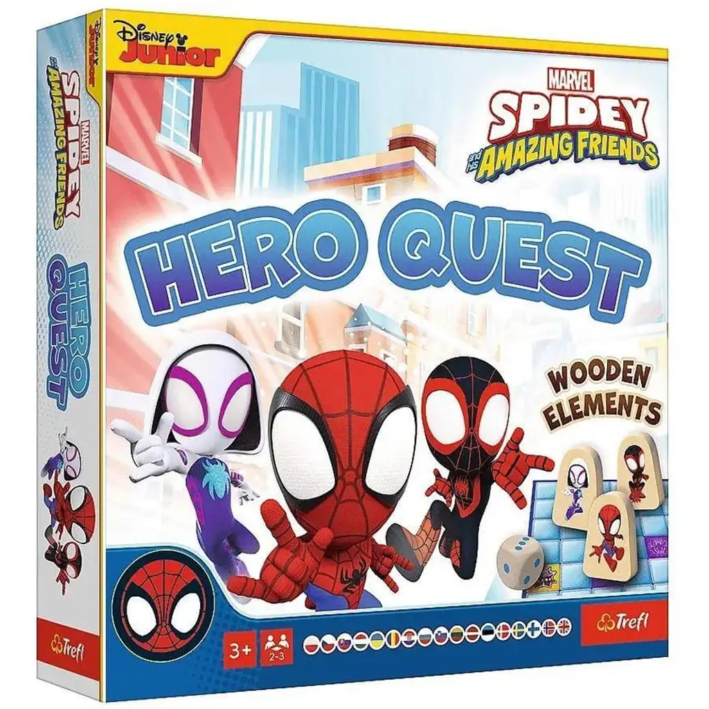 Spidey a jeho priatelia: Hrdinovia na stope spoločenská hra - Trefl