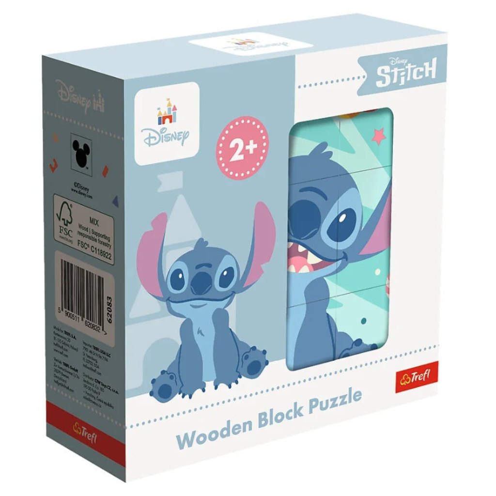 Stitch 9-dielna kocková skladačka - Trefl