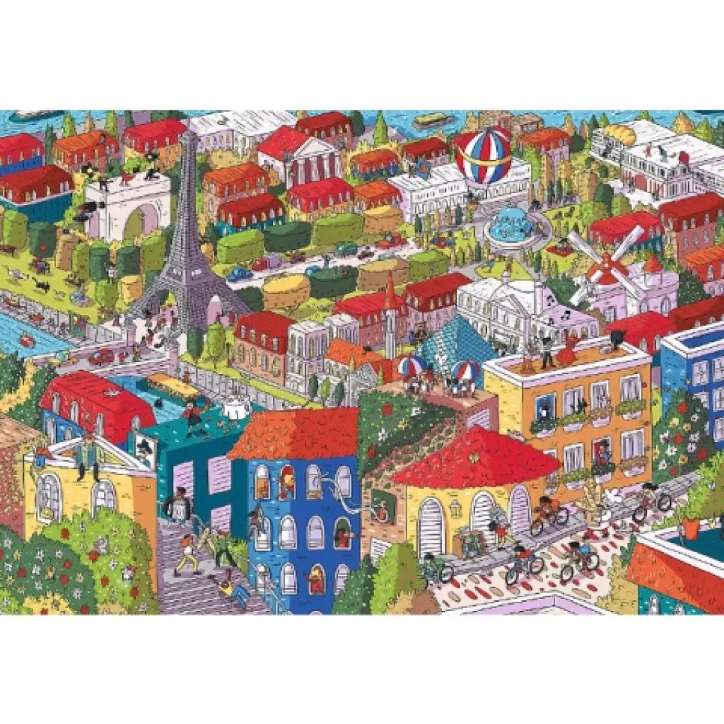 Sneaky Peekers: Párizs UFT 1000db-os puzzle - Trefl kép 2