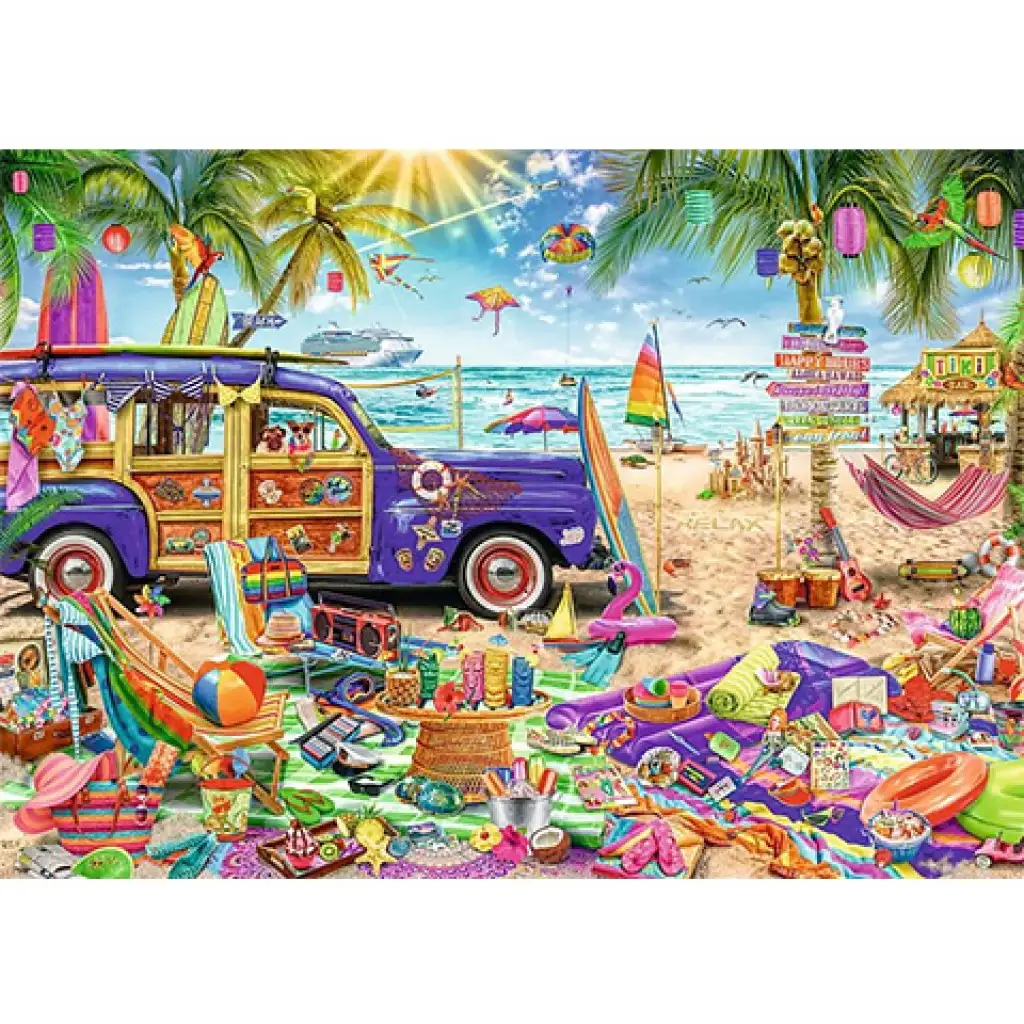 Trópusi kikapcsolódás 2000db-os puzzle - Trefl kép 2