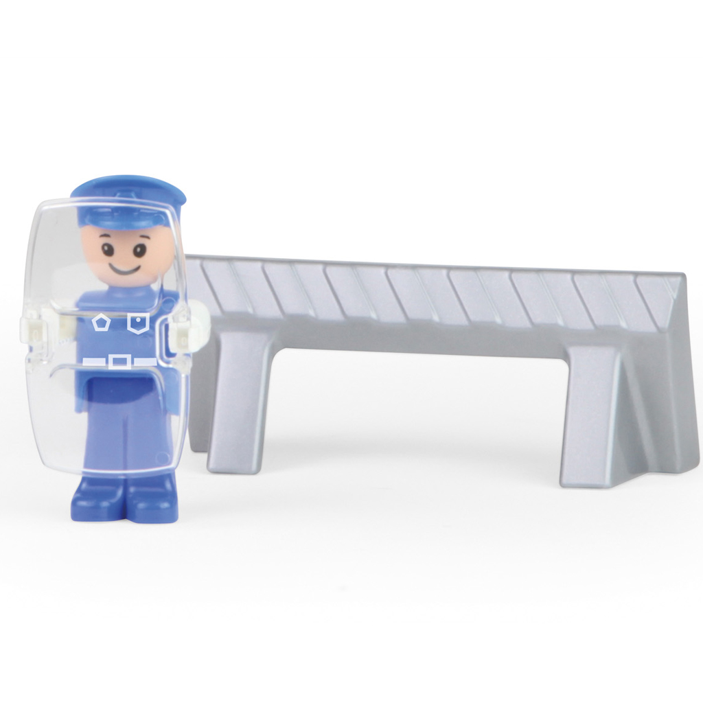 LENA: Truxx policajné auto s príslušenstvom v krabici 39 cm kép 3