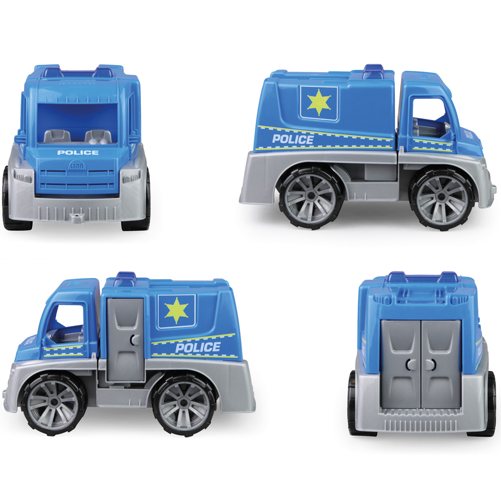 LENA: Truxx policajné auto s príslušenstvom v krabici 39 cm kép 4