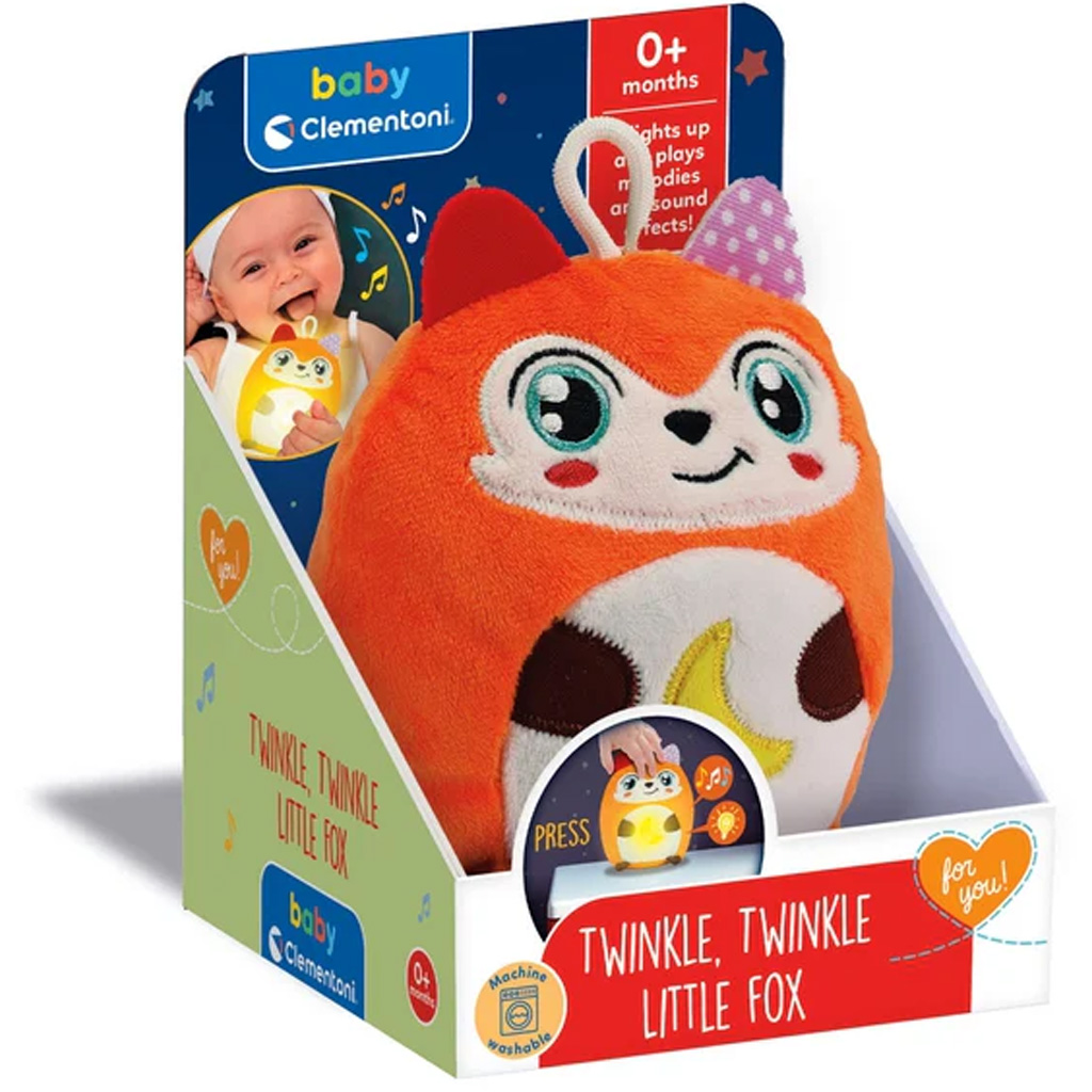 Twinkle-twinkle kicsi róka interaktív bébijáték - Clementoni baby kép 1