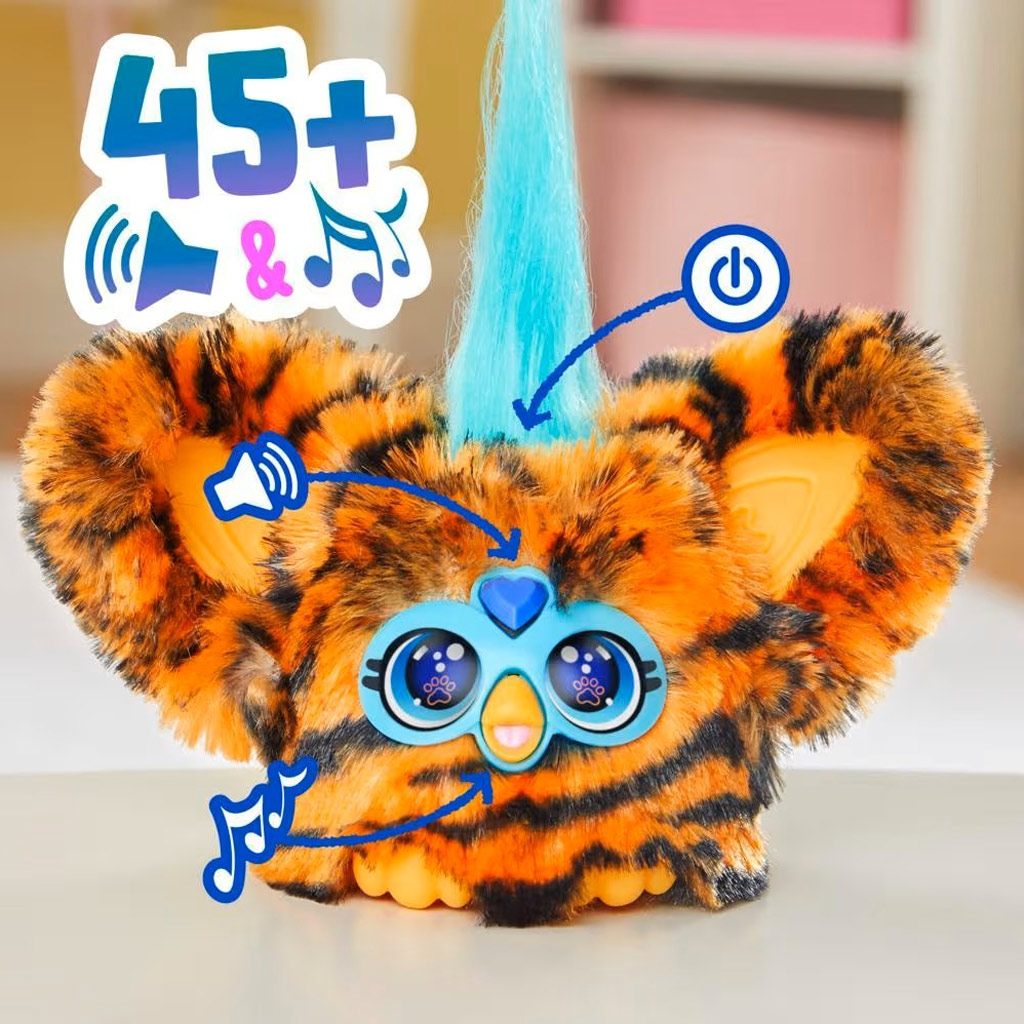 Furby: Furblets Ty-Bee interaktívny plyšový figúrka - Hasbro kép 4