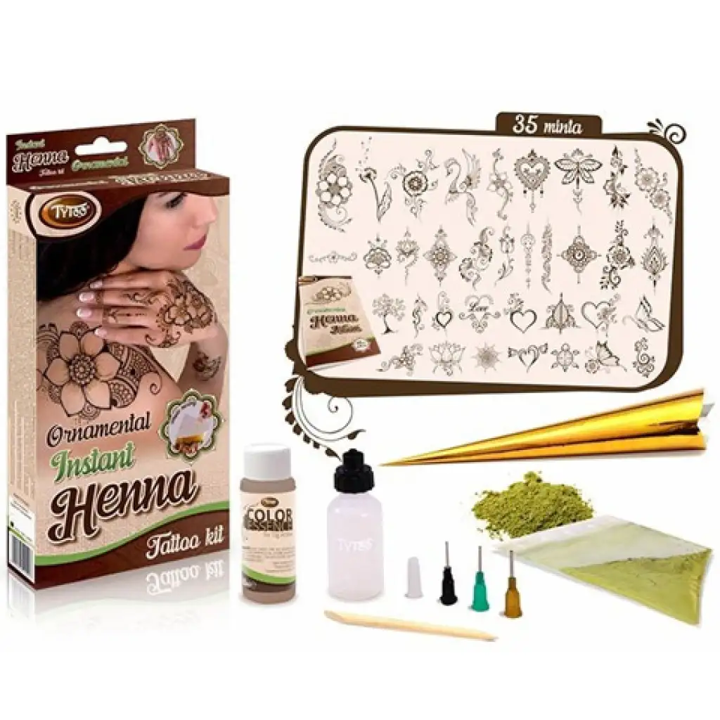 TyToo: Instant Ornamental Henna szett kép 2