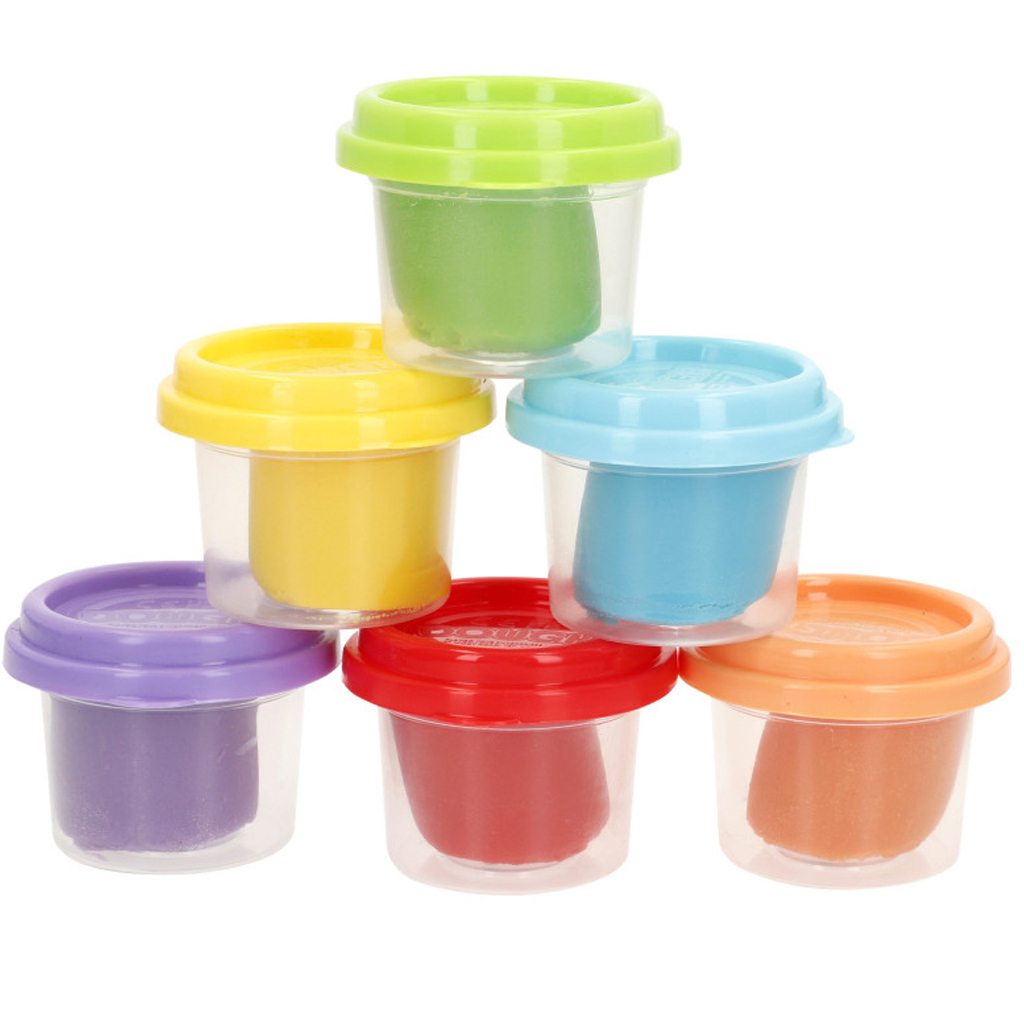 Playgo: Jednorožcová farebná plastelína sada 6x56g kép 5