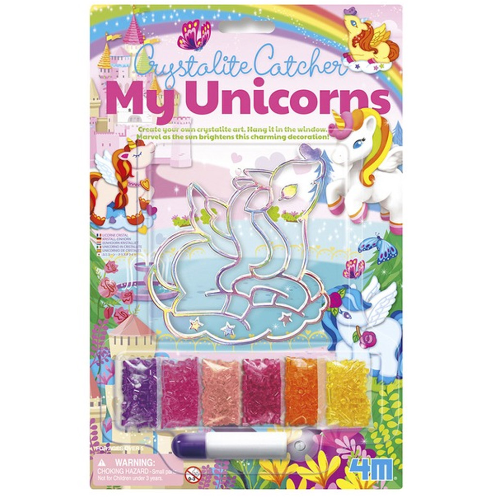 Kreatívna sada na tvorbu kryštálového obrázku s jednorožcom, v rôznych prevedeniach, 1 ks kép 3