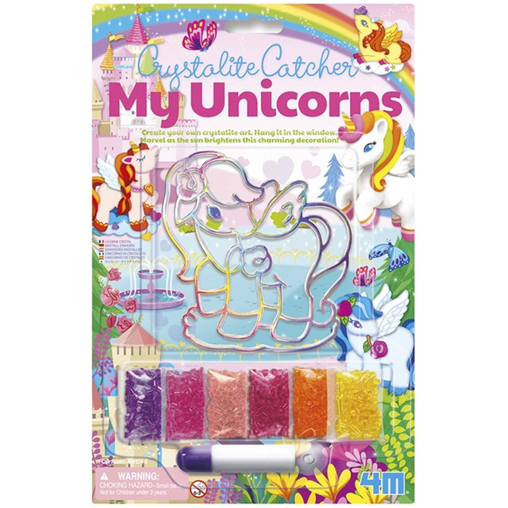Kreatívna sada na tvorbu kryštálového obrázku s jednorožcom, v rôznych prevedeniach, 1 ks kép 5