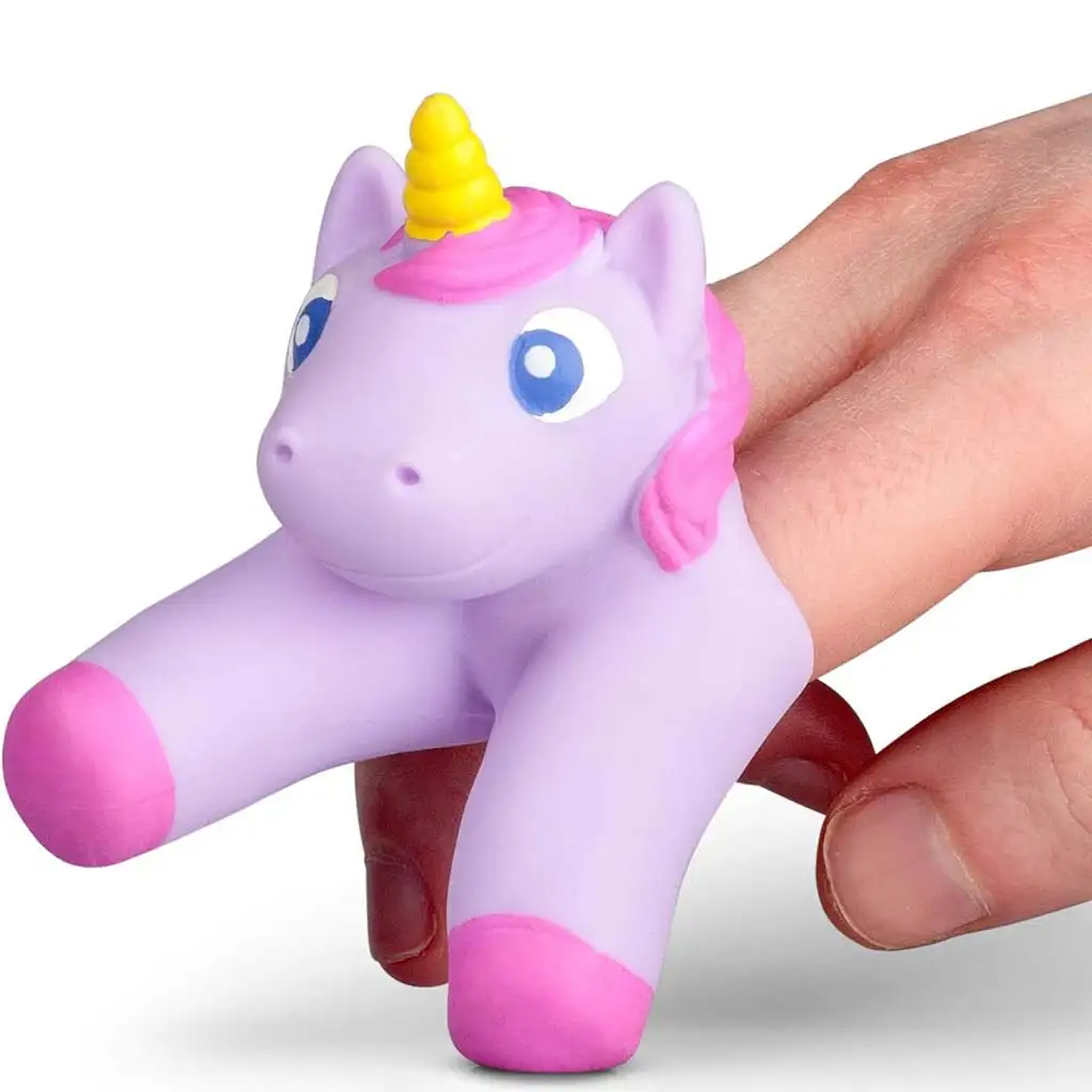 Jednorožec prstová bábka v rôznych variantoch 1 ks kép 3