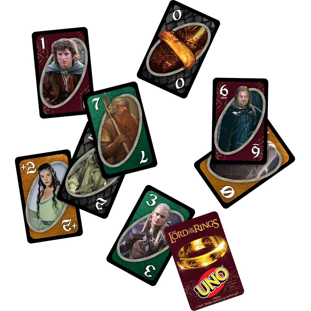 UNO Pán prsteňov kartová hra - Mattel kép 4