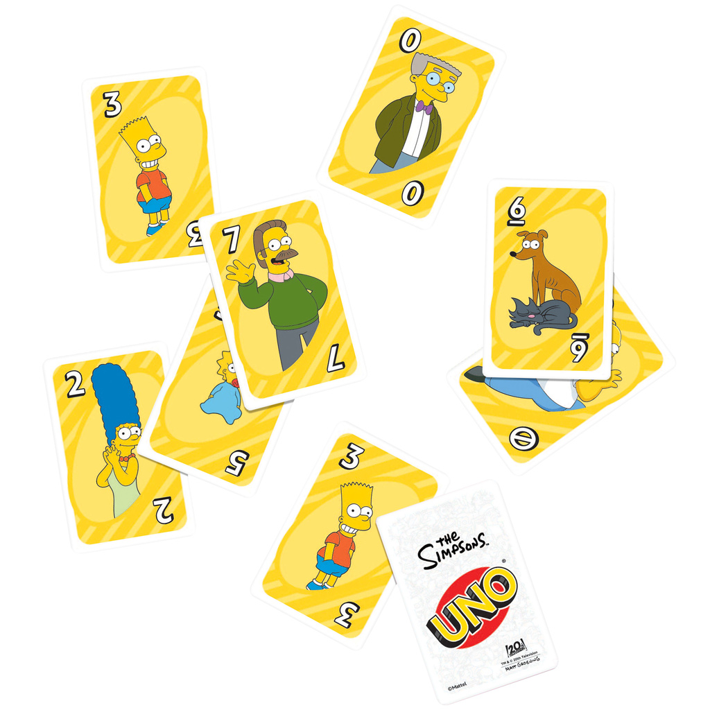 UNO Simpson kártyajáték - Mattel kép 3