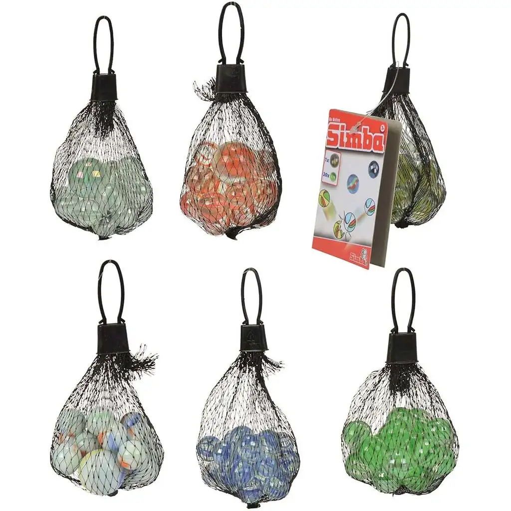 Súprava sklenených guličiek 21 ks v rôznych variantoch - Simba Toys kép 2