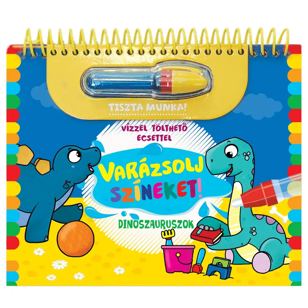 Varázsolj színeket! - Dinoszauruszok foglalkoztató füzet kép 1