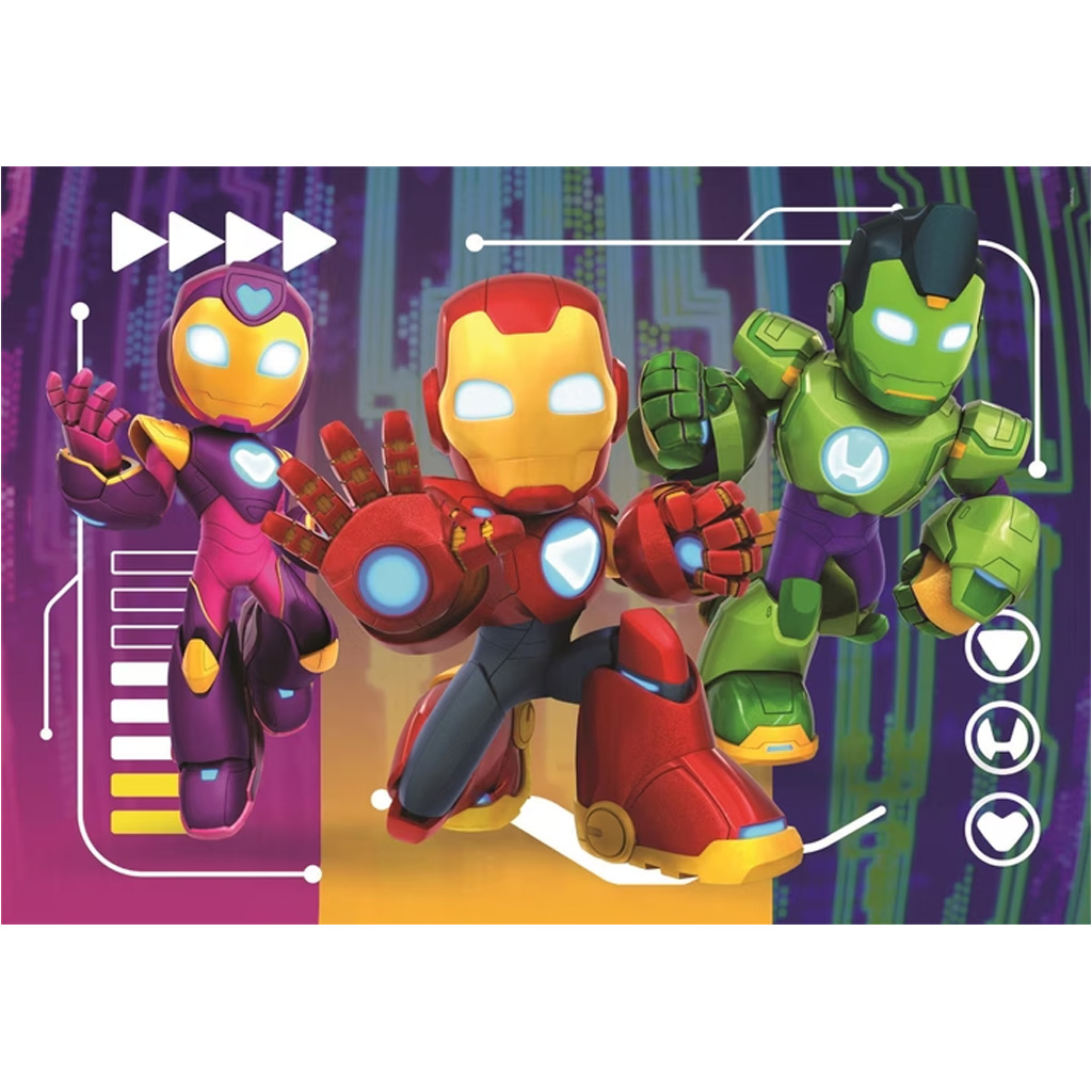 Iron Man a jeho priatelia 60-dielne Supercolor puzzle - Clementoni kép 2