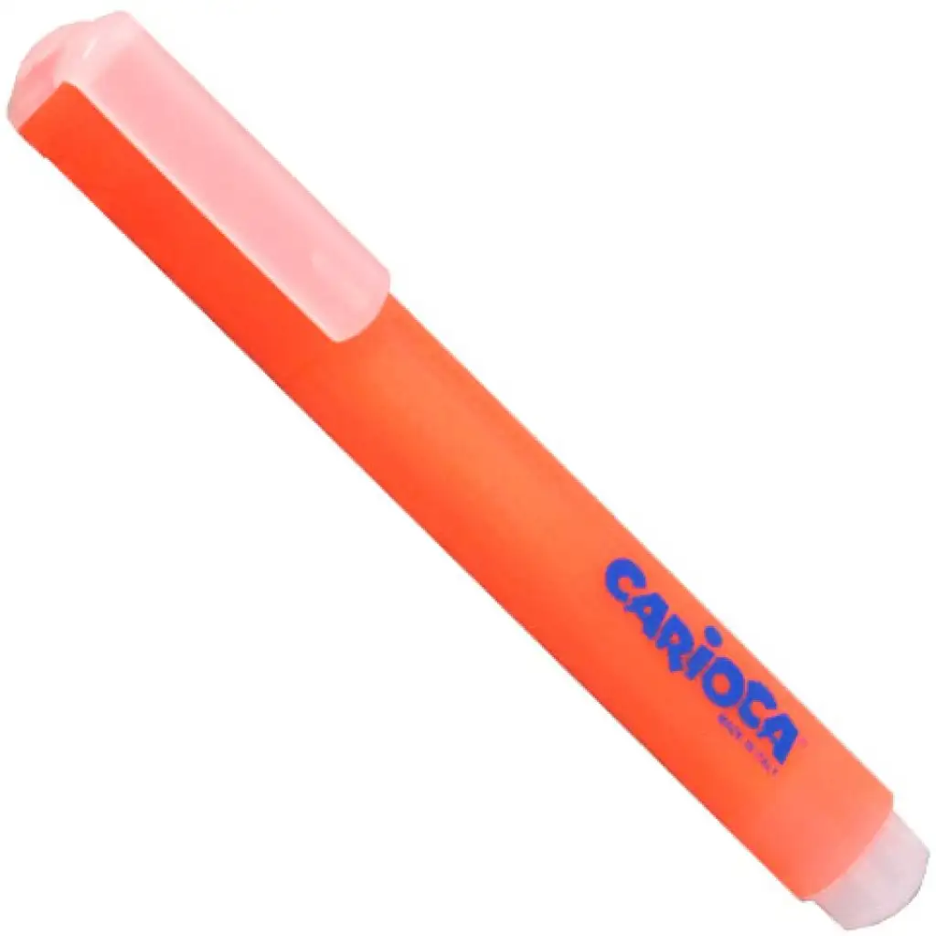 Memory narancssárga szövegkiemelő filctoll 1 db - Carioca kép 1