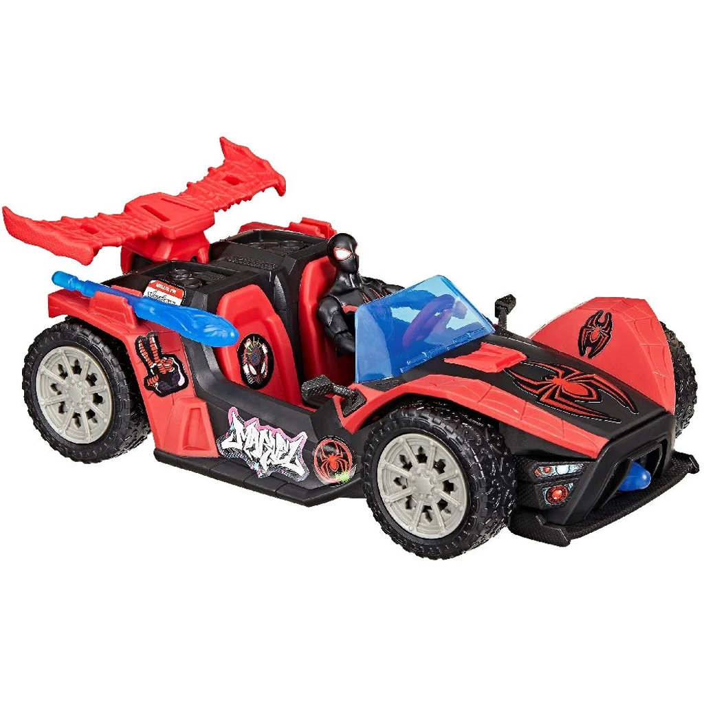 VenomVersus Miles Morales Remix Blast Racer auto s figúrkou - Hasbro kép 3