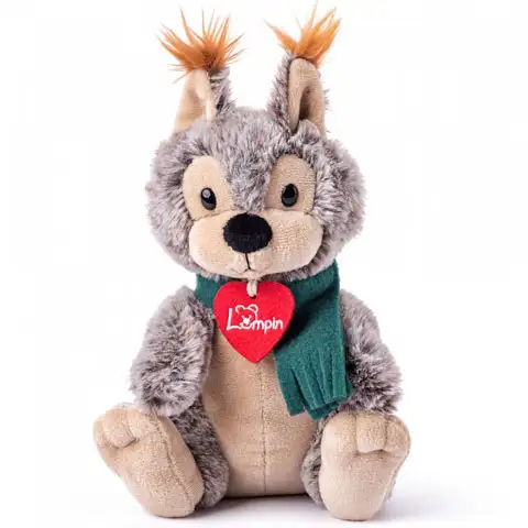 Veverička Hubert plyšová figúrka 24 cm - Lumpin