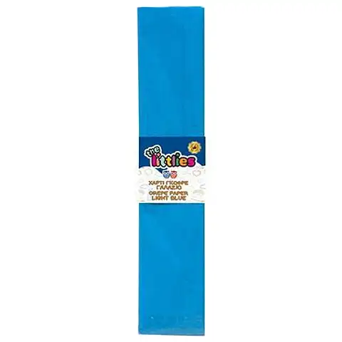 Krepp papír világoskék színben 50x200cm kép 1