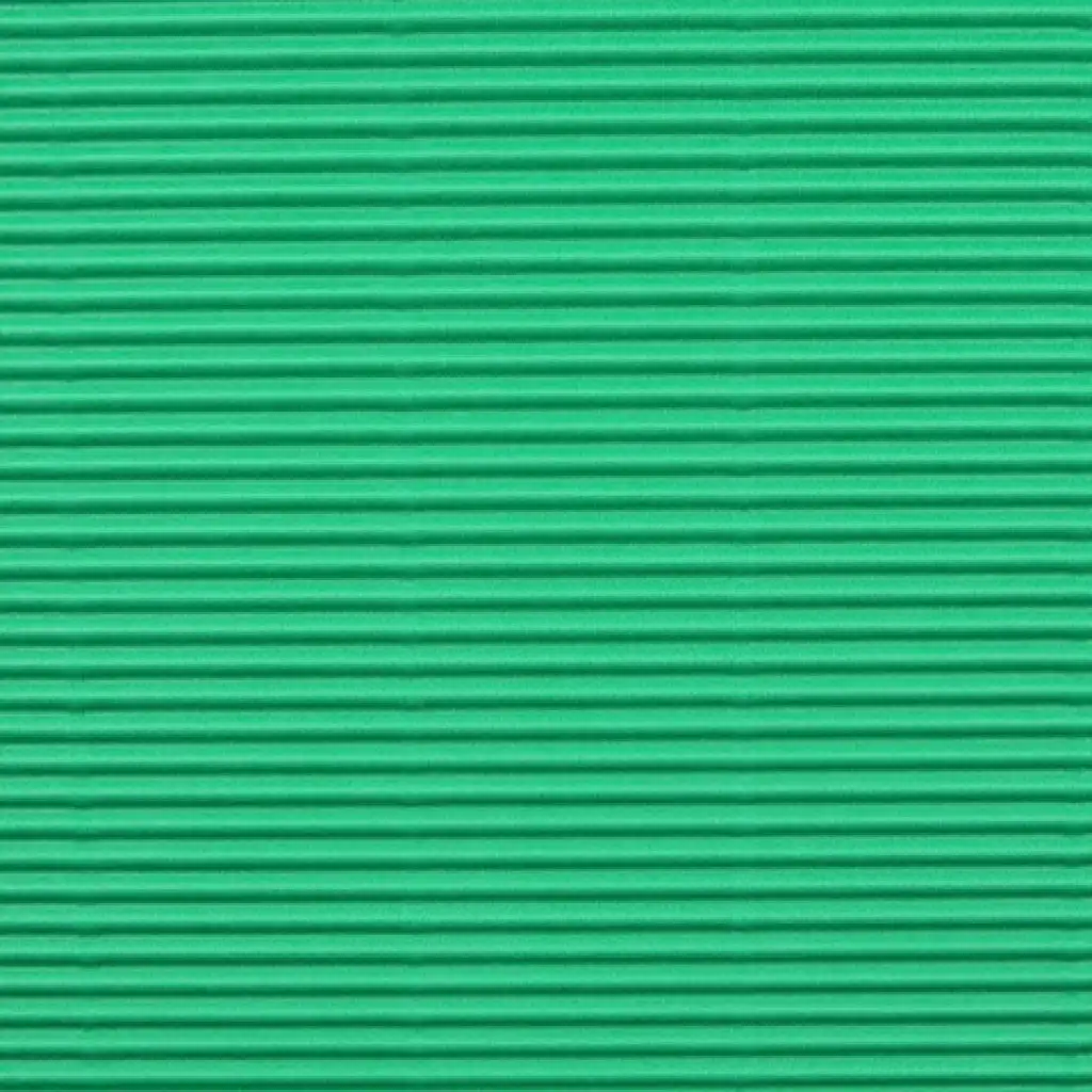 Svetlozelená 3D vlnitá lepenka na dekoráciu B2 50x70cm 1ks