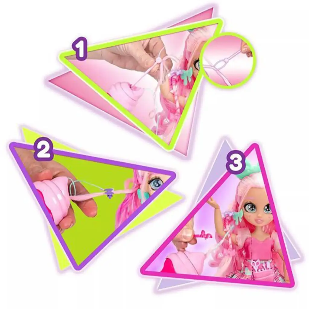 VIP Girls: Hair Academy módna bábika - Giselle kép 4