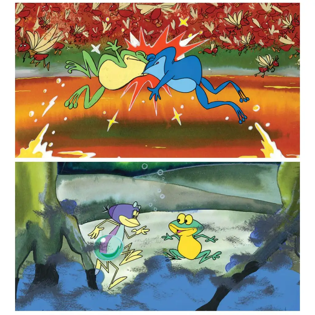 Vodník zázračný pavúk IV. (Oblak nad jazerom) diapozitív kép 2