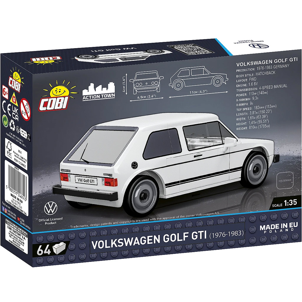 COBI: Stavebnica Volkswagen Golf GTI (24614) kép 3