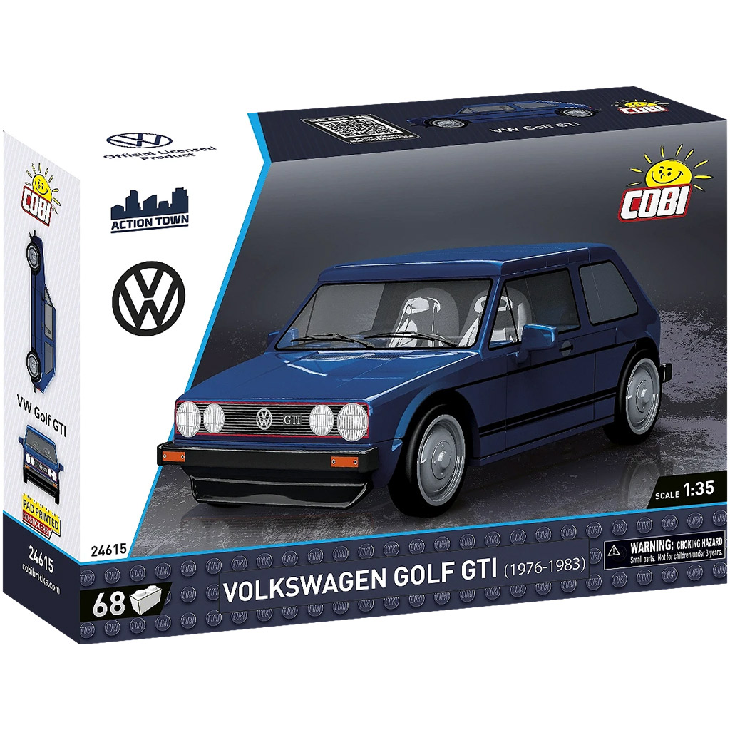COBI: Volkswagen Golf GTI modrá stavebnica (24615)