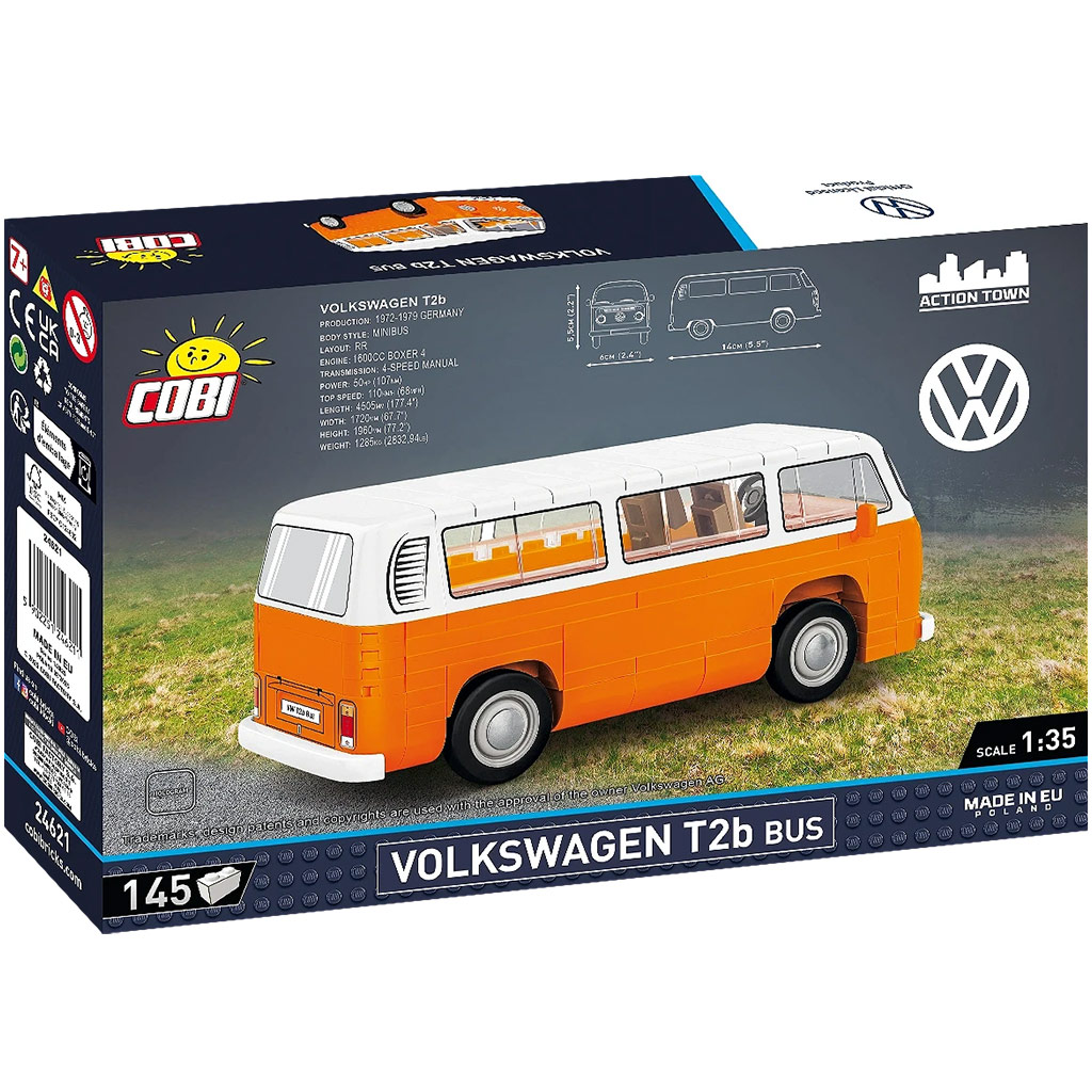 COBI: Stavebnica Volkswagen T2b autobus (24621) kép 3