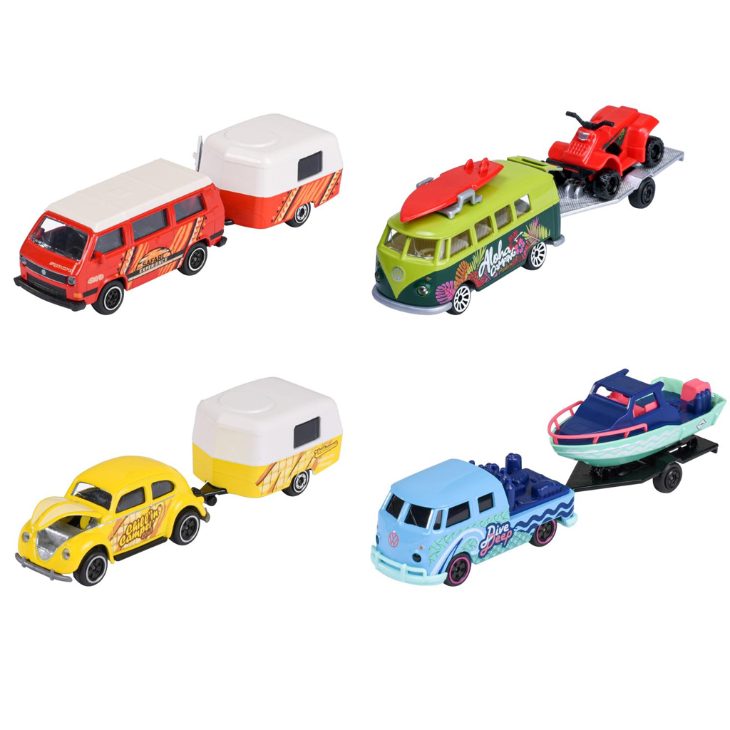 Majorette: Volkswagen autíčko s prívesom v rôznych prevedeniach 1 ks - Simba Toys kép 2