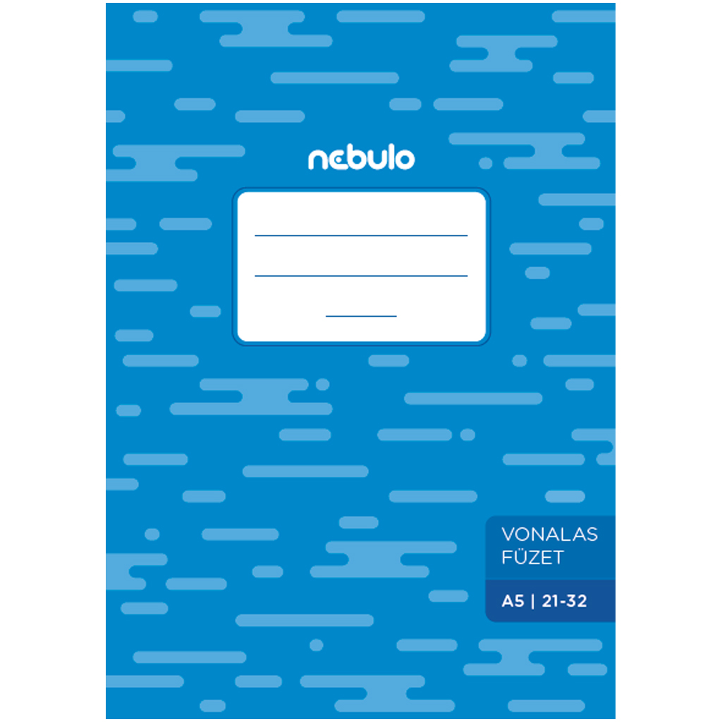 Nebulo: zošit zošívaný, linkovaný 21-32 A/5