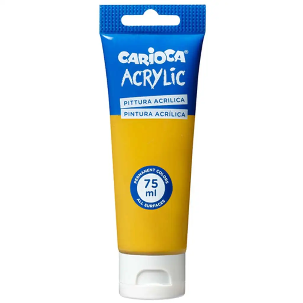 Acrylic 75ml-s akril festék vörösbarna színben - Carioca kép 1