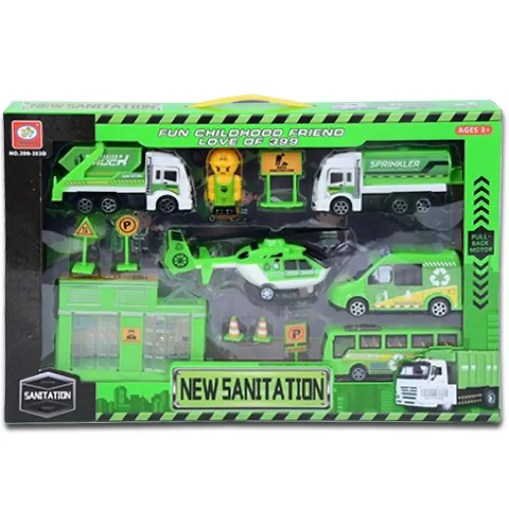 Vozidlo na odvoz opadu 5 dielny set vozidiel