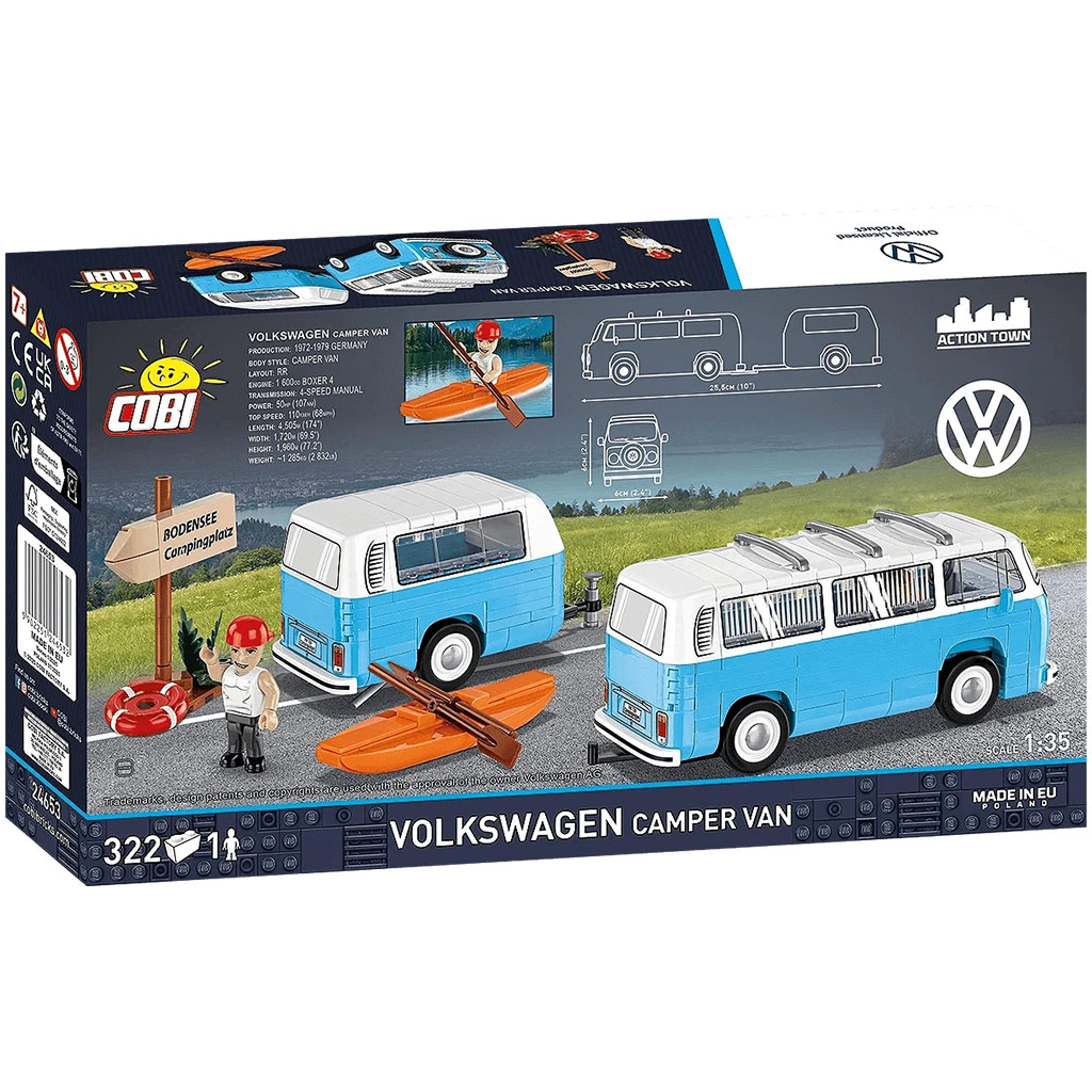 COBI: Stavebnica Volkswagen Camper (24653) kép 3