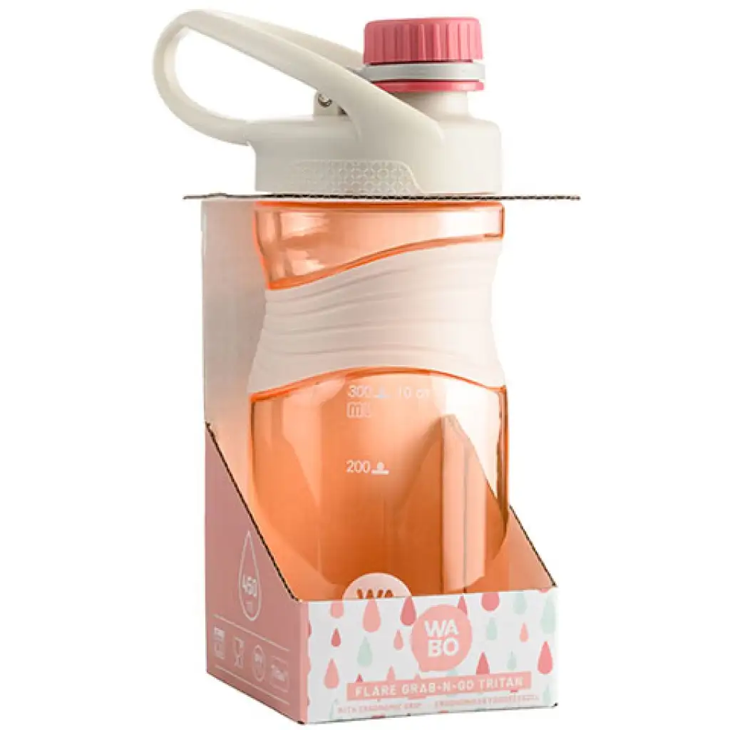 Nebulo: Wabo Grap 'n Go kupakos kulacs rózsaszín 450ml kép 1