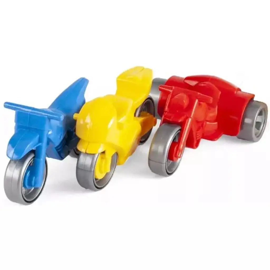 Kid Cars 3db-os motorkerékpár szett - Wader kép 2
