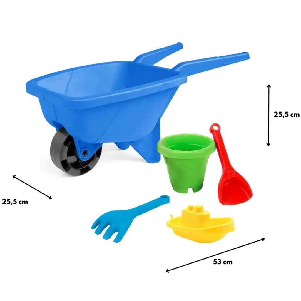 Malé pieskovisko fúrik modrej farby s doplnkami - Wader kép 2